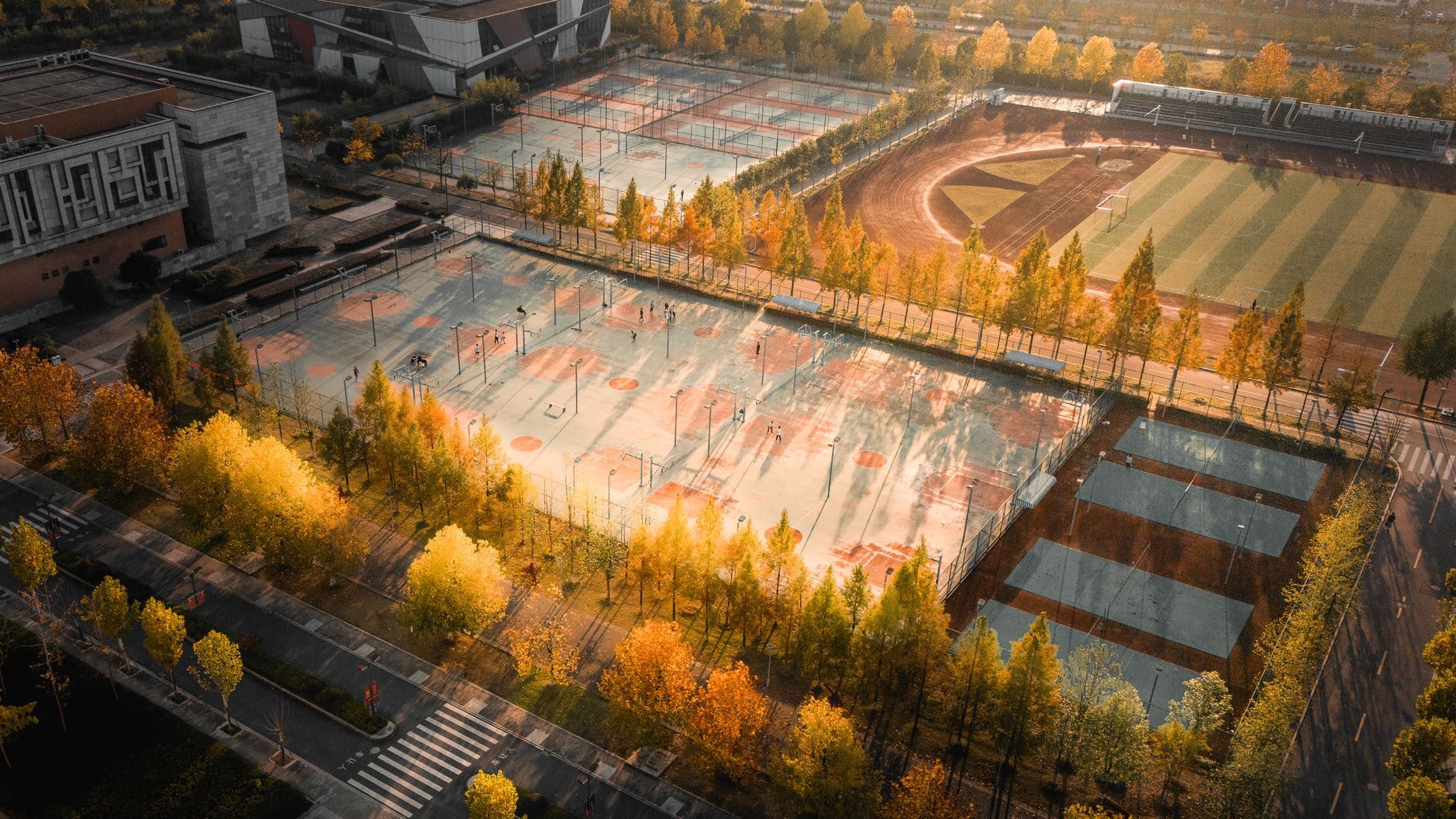 浙江科技大学校园运动场